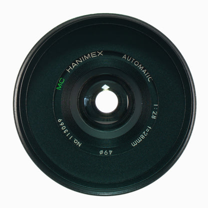 Hanimex MC Automatic 28mm F2.8 Cine Mod Prime Wide - Angle Lens | Nikon Z Mount! - TerPhoto Store