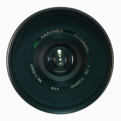 Hanimex MC Automatic 28mm F2.8 Cine Mod Prime Wide - Angle Lens | Nikon Z Mount! - TerPhoto Store