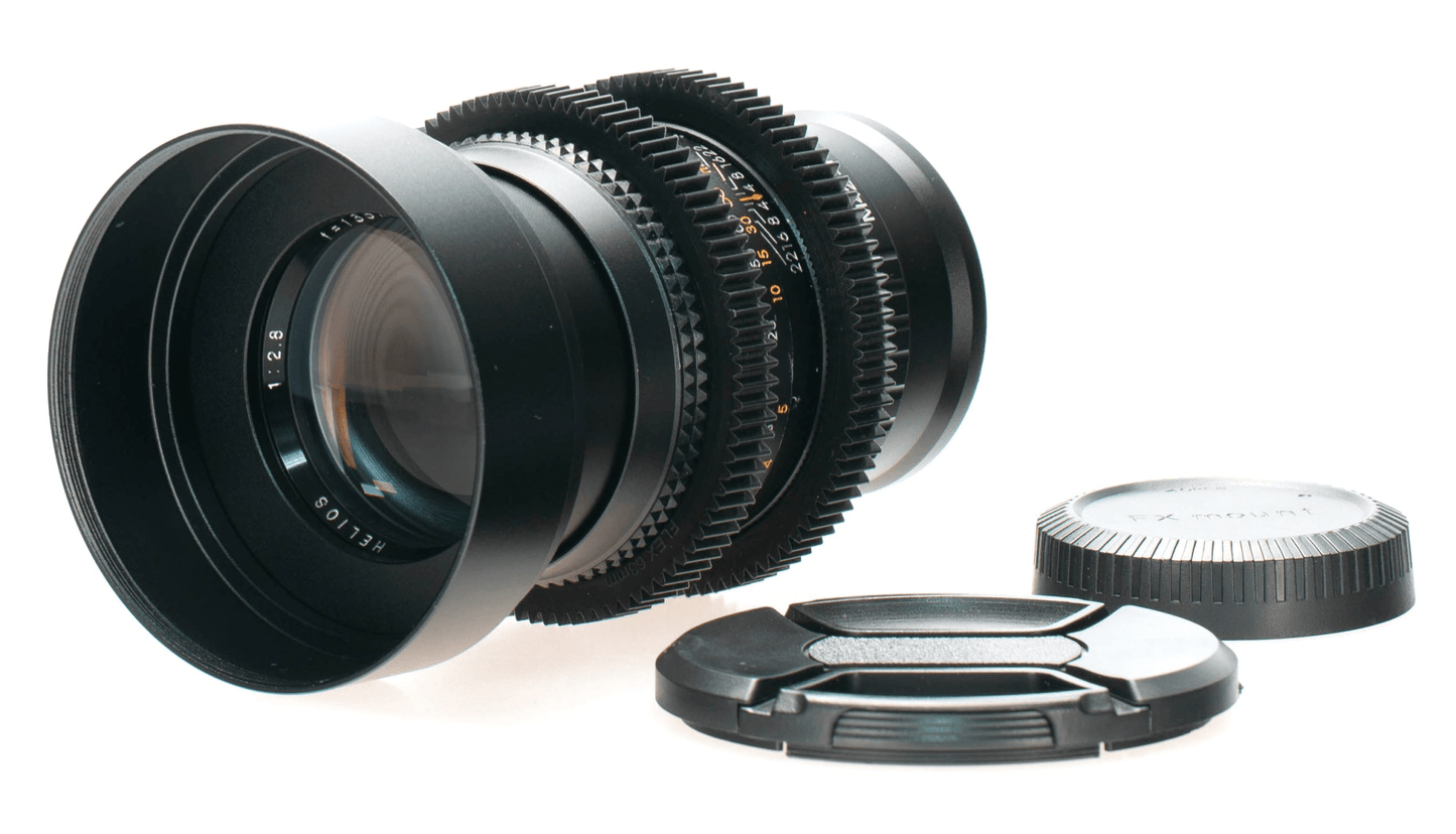 Helios 135mm F2.8 Cine Mod Telephoto Lens w/ Anamorphic Bokeh | Fujifilm X (FX)! - TerPhoto Store