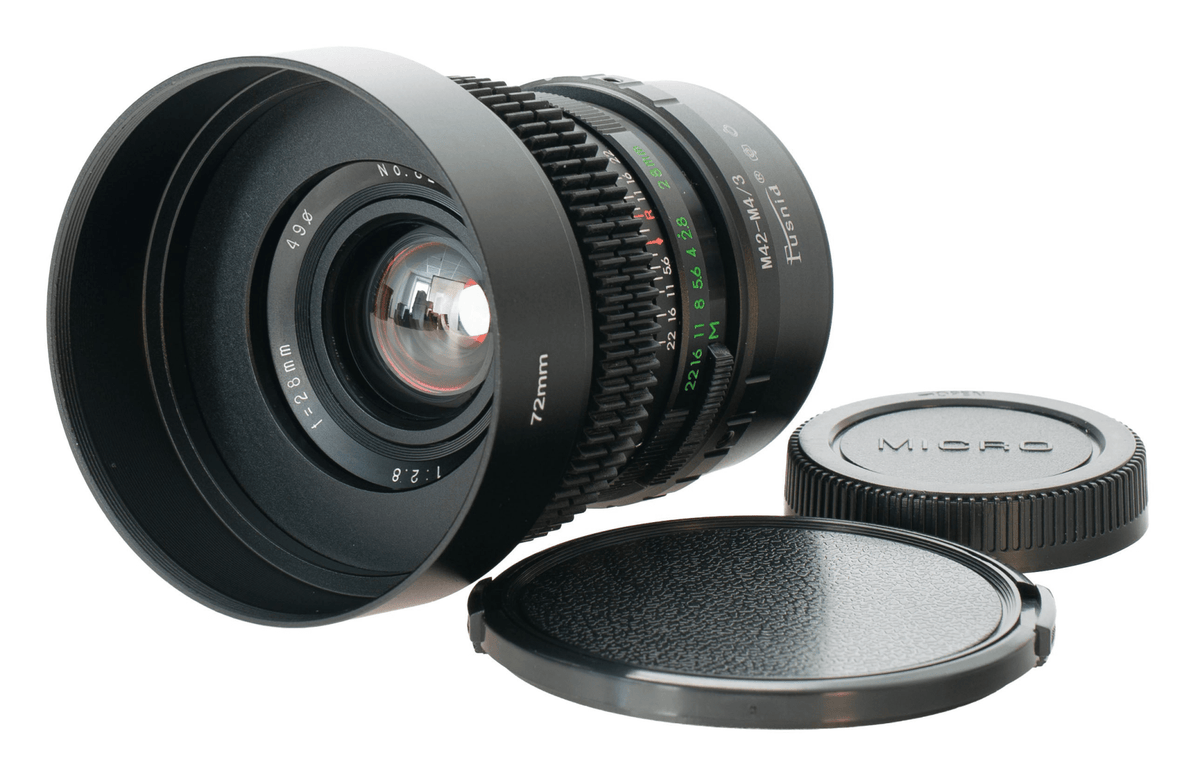 Helios 28mm F2.8 Cine Mod Wide Prime w/ Red Anamorphic Bokeh & Flare | M4/3! - TerPhoto Store