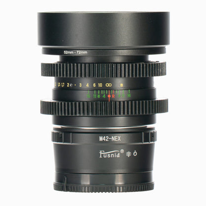 Helios 44 2/58 Cine Mod Prime Portrait Lens – Sony E - mount! 44M 58mm F2! - TerPhoto Store