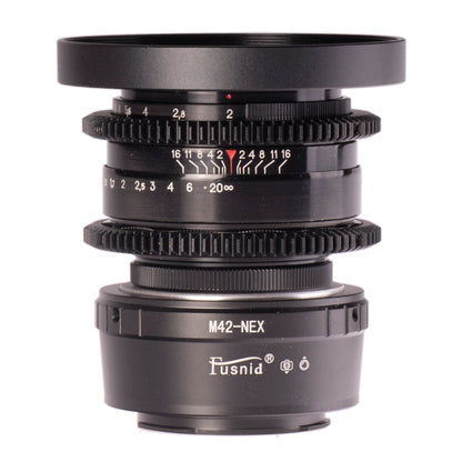 Helios 44 2/58 KMZ Prime Cine Mod Lens For Filmmaking | Sony E - mount! 58mm F2! - TerPhoto Store