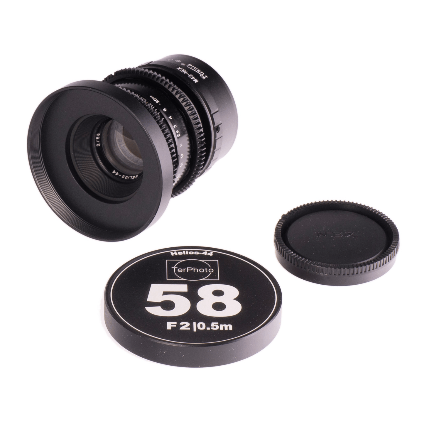 Helios 44 2/58 KMZ Prime Cine Mod Lens For Filmmaking | Sony E - mount! 58mm F2! - TerPhoto Store