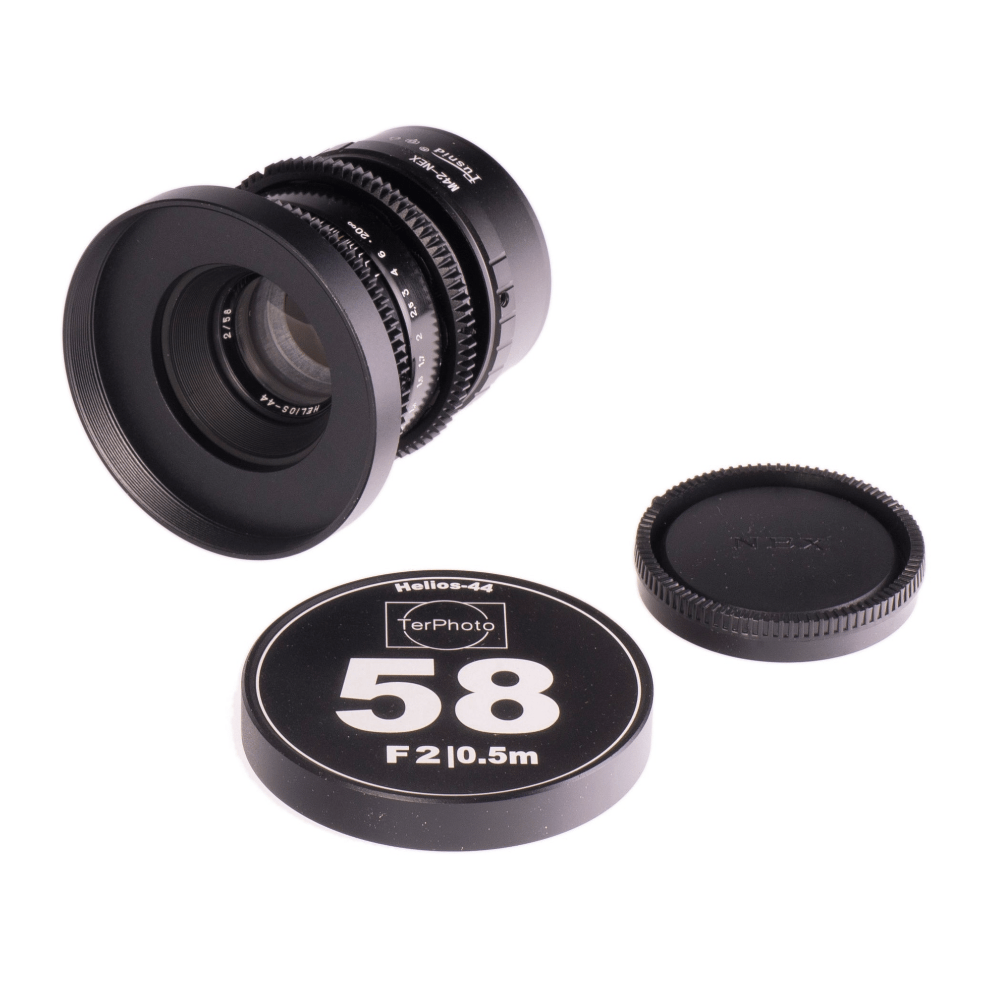 Helios 44 2/58 KMZ Prime Cine Mod Lens For Filmmaking | Sony E - mount! 58mm F2! - TerPhoto Store