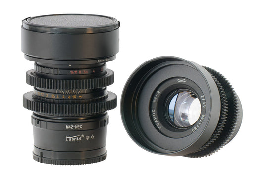 Helios 44 2/58 Prime Cine Mod Lens For Filmmaking | Sony E-mount! 44-3 58mm F2! - TerPhoto Store
