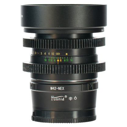 Helios 44 2/58 Prime Cine Mod Lens For Filmmaking | Sony E-mount! 44M 58mm F2! - TerPhoto Store