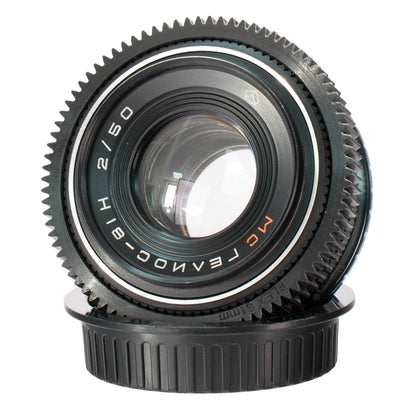 Helios - 81N MC 50mm F2 Cine Mod Prime Portrait Lens | Canon EF Mount! - TerPhoto Store