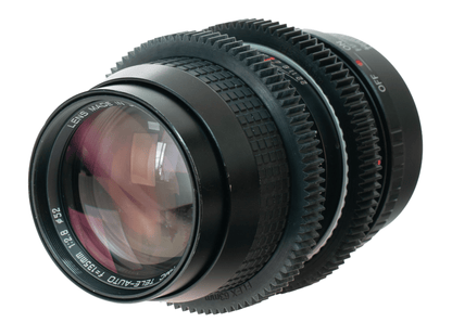 Hoya HMC Tele-Auto 135mm F2.8 Cine Mod w/ Orange Anamorphic Bokeh & Flare | Sony - TerPhoto Store
