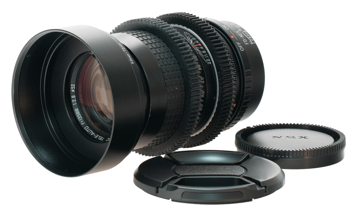 Hoya HMC Tele-Auto 135mm F2.8 Cine Mod w/ Orange Anamorphic Bokeh & Flare | Sony - TerPhoto Store