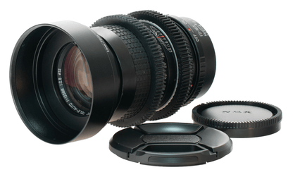 Hoya HMC Tele-Auto 135mm F2.8 Cine Mod w/ Orange Anamorphic Bokeh & Flare | Sony - TerPhoto Store