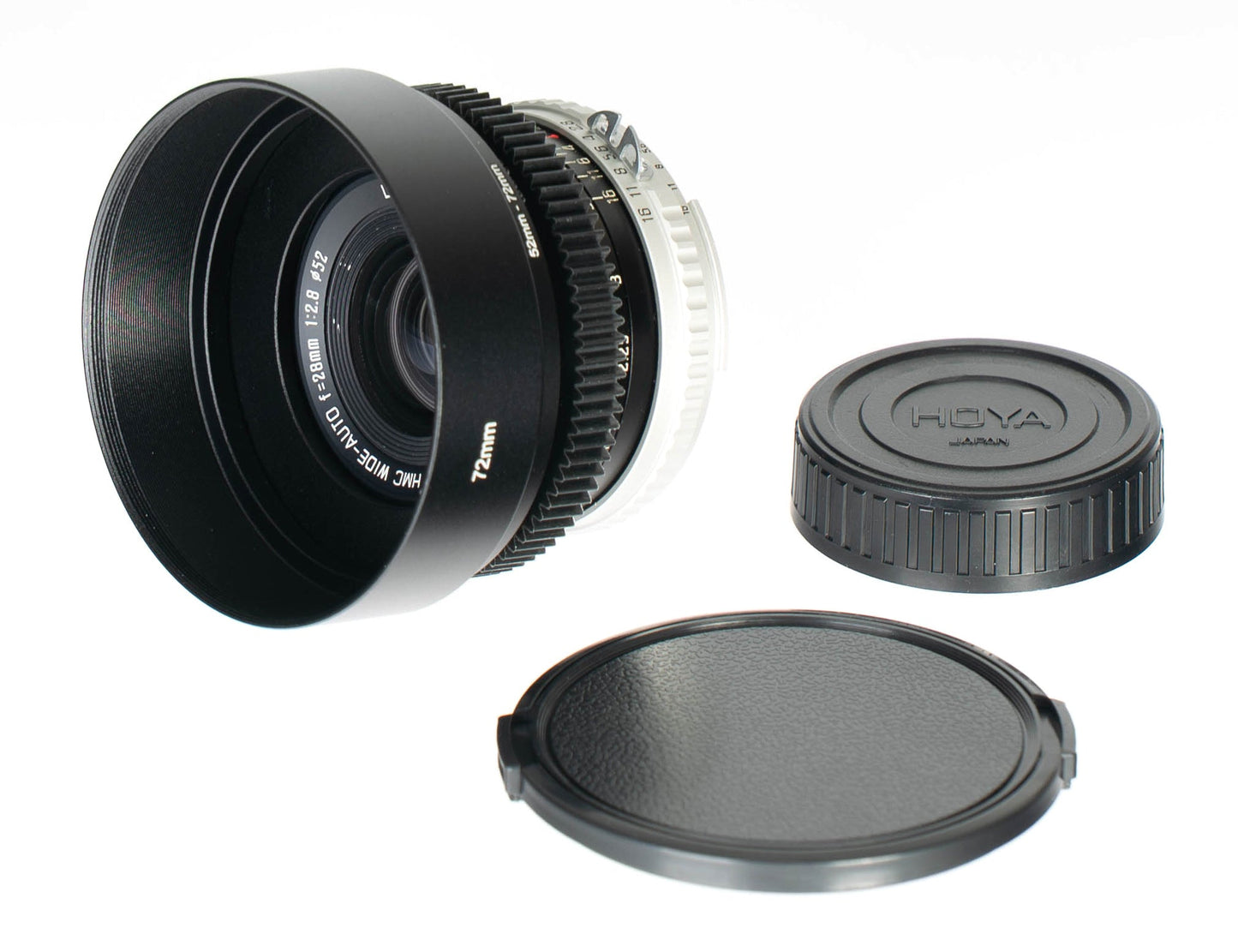 Hoya HMC Wide - Auto 28mm F2.8 Cine Mod Prime Lens For Nikon F (Ai) Mount! - TerPhoto Store