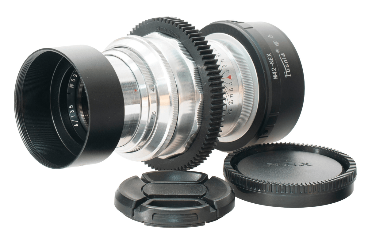 Jupiter-11 135mm F4 Cine Mod Prime Silver Telephoto Lens | Sony E-mount! - TerPhoto Store