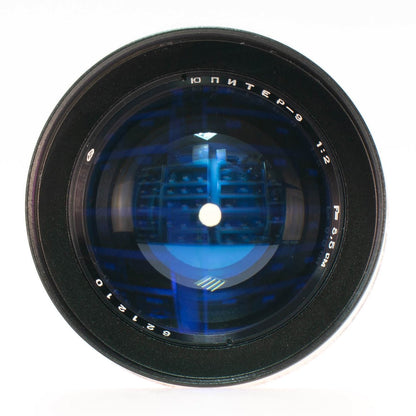 Jupiter - 9 Red "P" 85mm F2 Serviced & Adapted For Nikon F w/ Infinity Focus! - TerPhoto Store