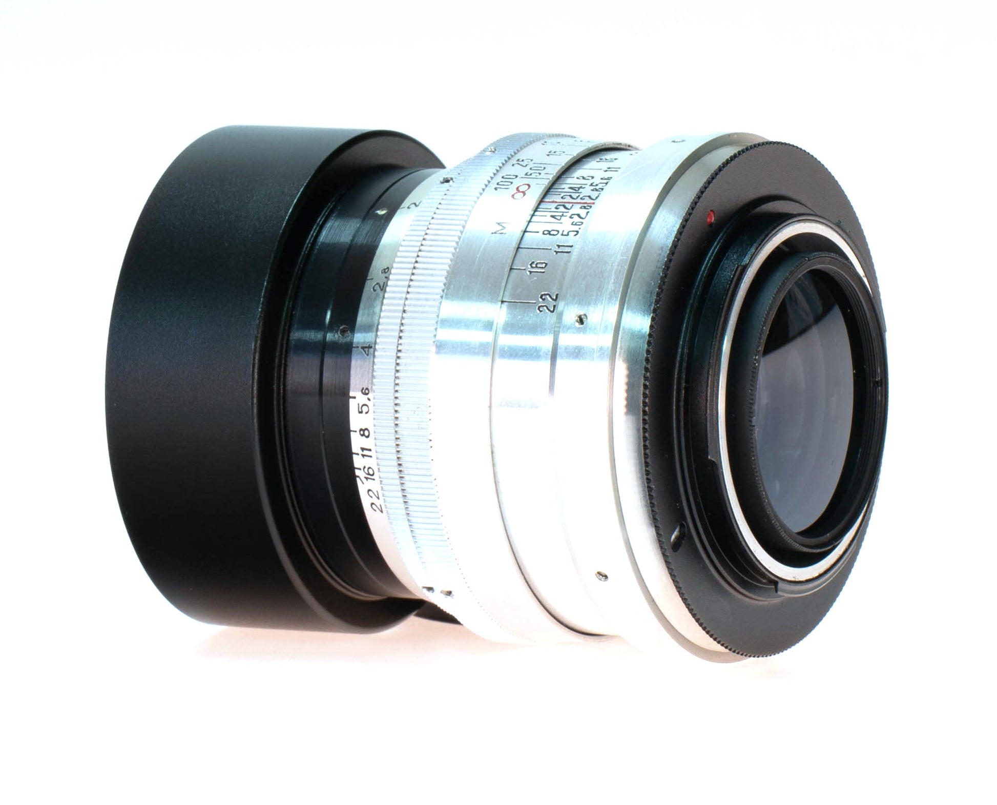 Jupiter - 9 Red "P" 85mm F2 Serviced & Adapted For Nikon F w/ Infinity Focus! - TerPhoto Store