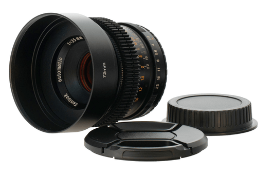 Kenlock Automatic 35mm F2.8 Cine Mod w/ Orange Anamorphic Bokeh & Flare | Canon! - TerPhoto Store