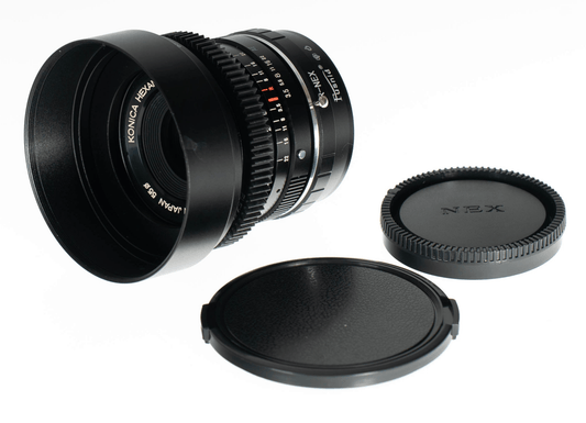 Konica Hexanon AR 28mm F3.5 Cine Mod Wide Angle Prime Lens For Sony E - mount! - TerPhoto Store