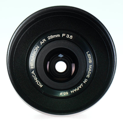 Konica Hexanon AR 28mm F3.5 Cine Mod Wide Angle Prime Lens For Sony E - mount! - TerPhoto Store