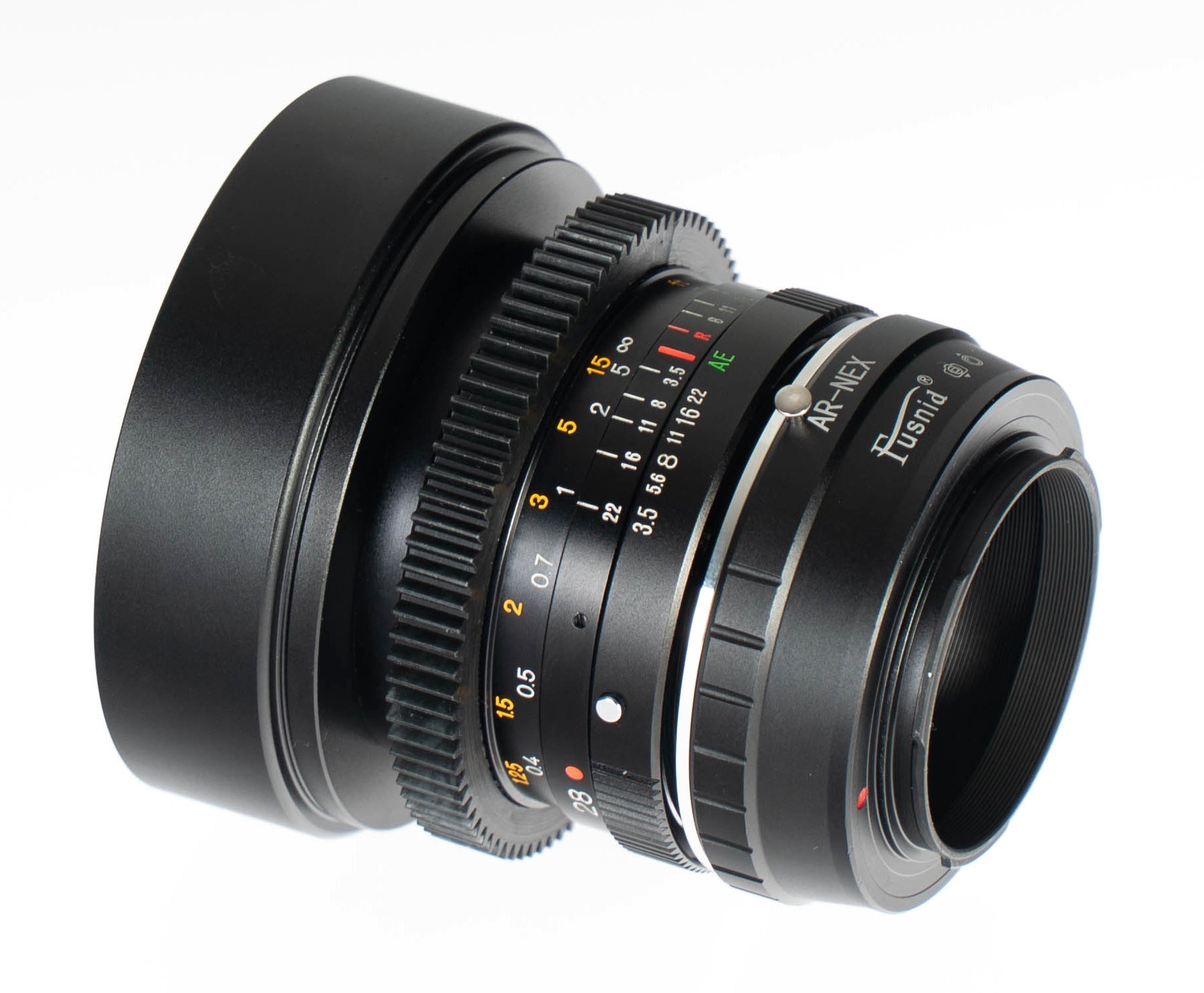 Konica Hexanon AR 28mm F3.5 Cine Mod Wide Angle Prime Lens For Sony E - mount! - TerPhoto Store