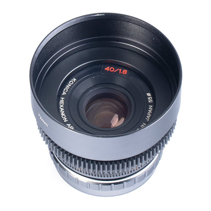 Konica Hexanon AR 40mm F1.8 Cine Mod Prime Lens w/ Anamorphic Bokeh For M4/3! - TerPhoto Store