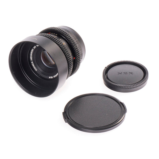 Konica Hexanon AR 50mm F1.8 Cine Mod Prime For Filmmaking | Sony E - mount! - TerPhoto Store