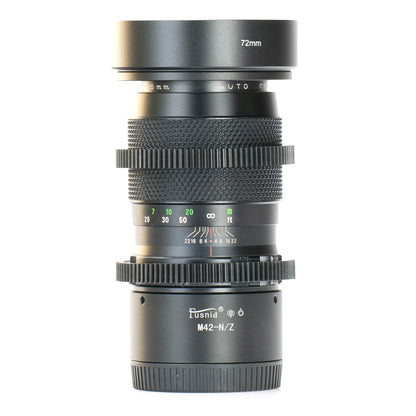 Mamiya/Sekor Auto SX 135mm F2.8 Cine Mod w/ Anamorphic Bokeh & Flare | Nikon Z! - TerPhoto Store