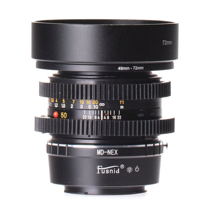 Minolta MD 50mm F1.7 Cine Mod Prime Lens w/ Anamorphic Bokeh | Sony E-mount! - TerPhoto Store