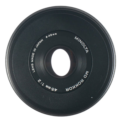 Minolta MD Rokkor 45mm F2 Cine Mod Lens w/ Anamorphic Bokeh For Sony E-mount! - TerPhoto Store