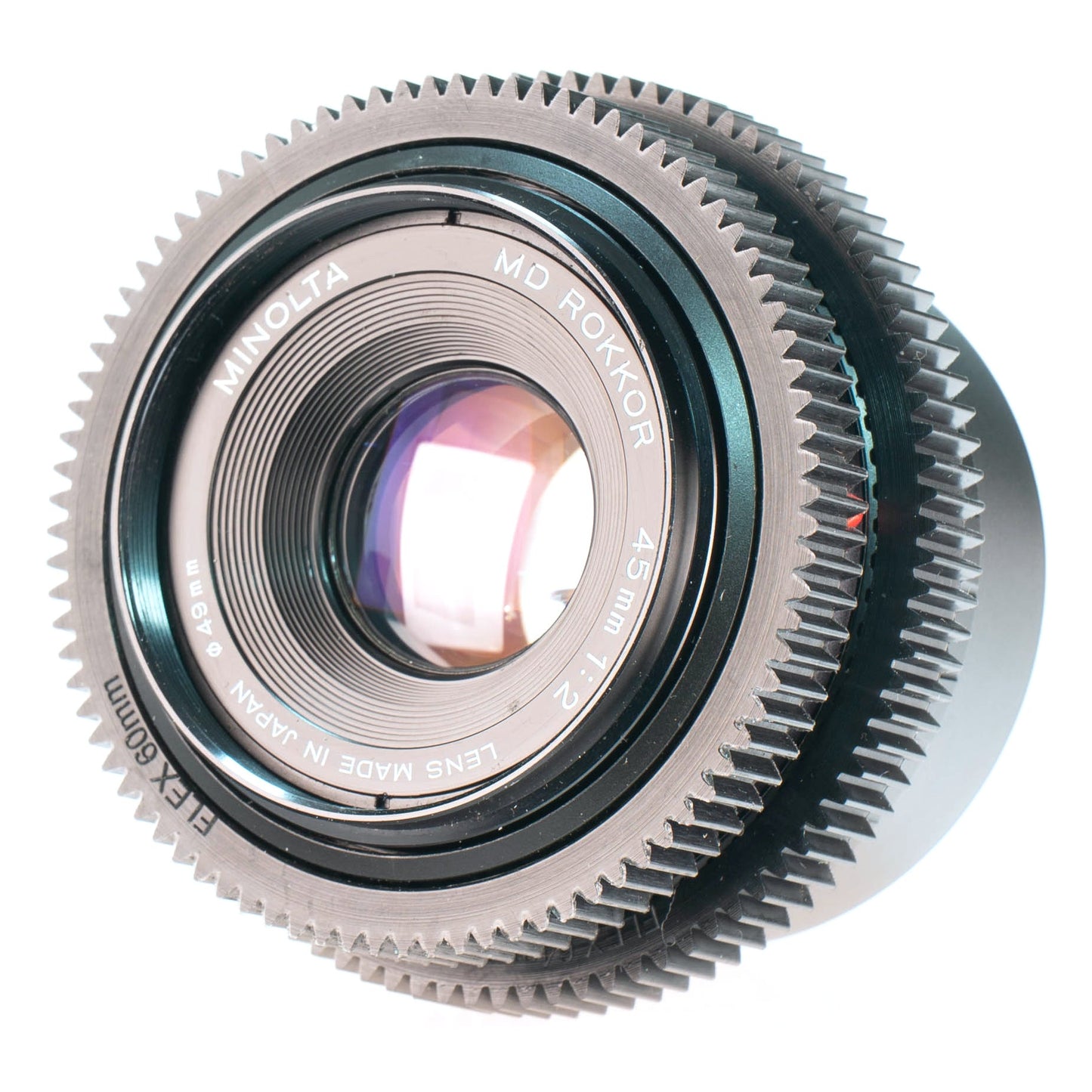 Minolta MD Rokkor 45mm F2 Cine Mod Lens w/ Anamorphic Bokeh For Sony E - mount! - TerPhoto Store