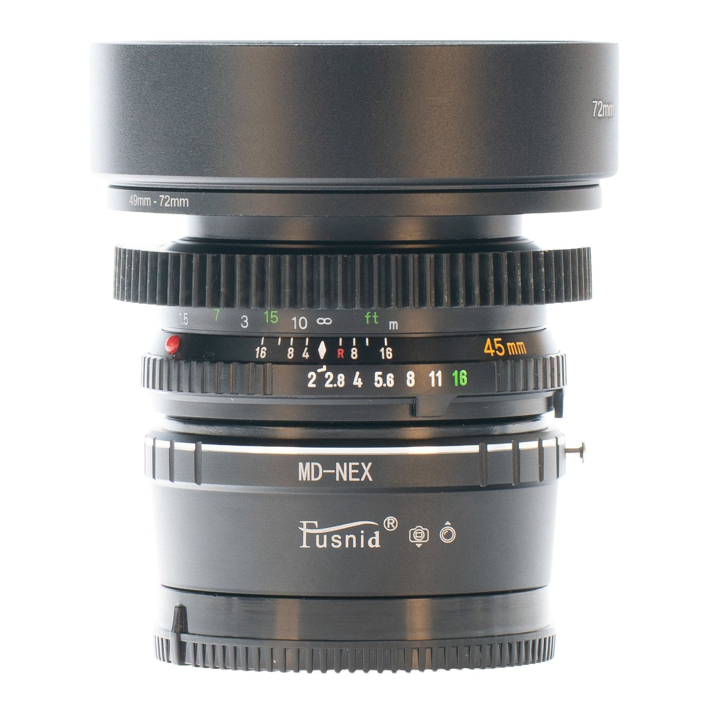 Minolta MD Rokkor 45mm F2 Cine Mod Lens w/ Anamorphic Bokeh For Sony E-mount! - TerPhoto Store