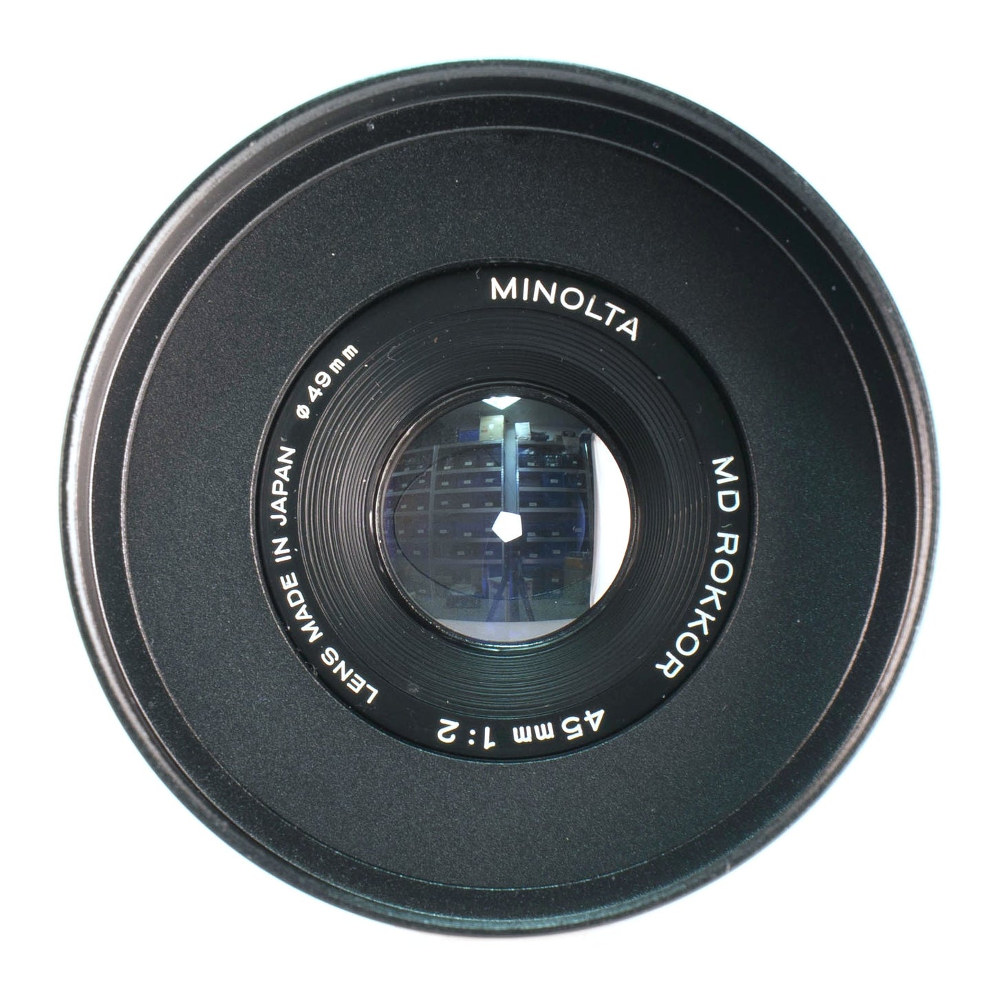 Minolta MD Rokkor 45mm F2 Cine Mod Lens w/ Anamorphic Bokeh For Sony E - mount! - TerPhoto Store