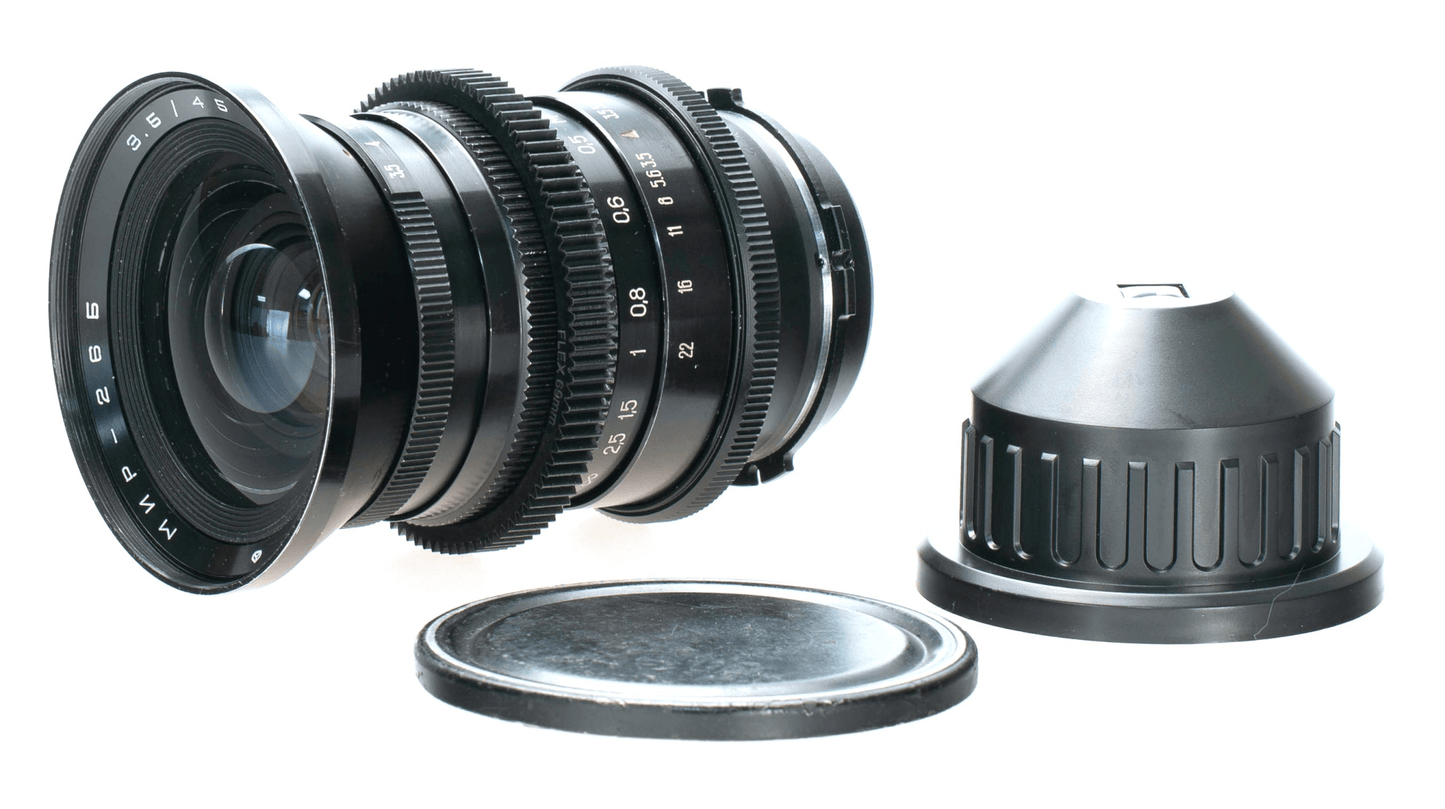 Mir - 26B 45mm F3.5 Cine Mod Prime Wide Angle MF Lens | Arri PL Mount! - TerPhoto Store