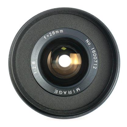 Mirage 28mm F2.8 Cine Mod Prime Wide Angle Lens | Fujifilm FX! - TerPhoto Store