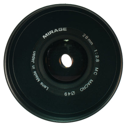 Mirage MC Macro 28mm F2.8 Cine Mod Wide Prime w/ Anamorphic Bokeh | Canon EF - TerPhoto Store