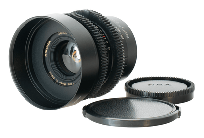 Miranda MC Macro 28mm F2.8 Cine Mod w/ Orange Anamorphic Bokeh & Flare | Sony E! - TerPhoto Store