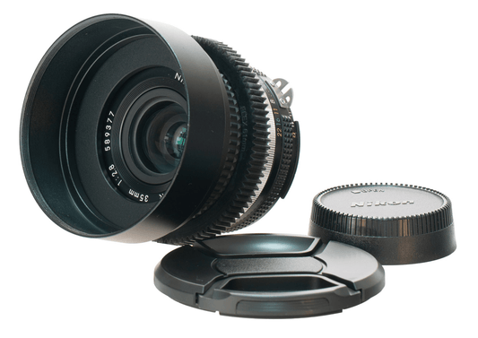 Nikon Nikkor 35mm F2.8 Rare Cine Mod Prime w/ Anamorphic Bokeh | Nikon F (AI-S)! - TerPhoto Store