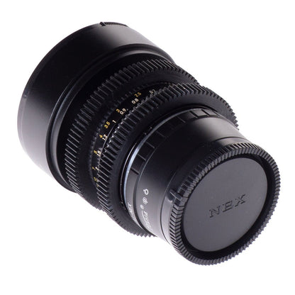Nikon Nikkor 50mm F2 Cine Mod Prime Portrait Lens | Sony E - mount! - TerPhoto Store