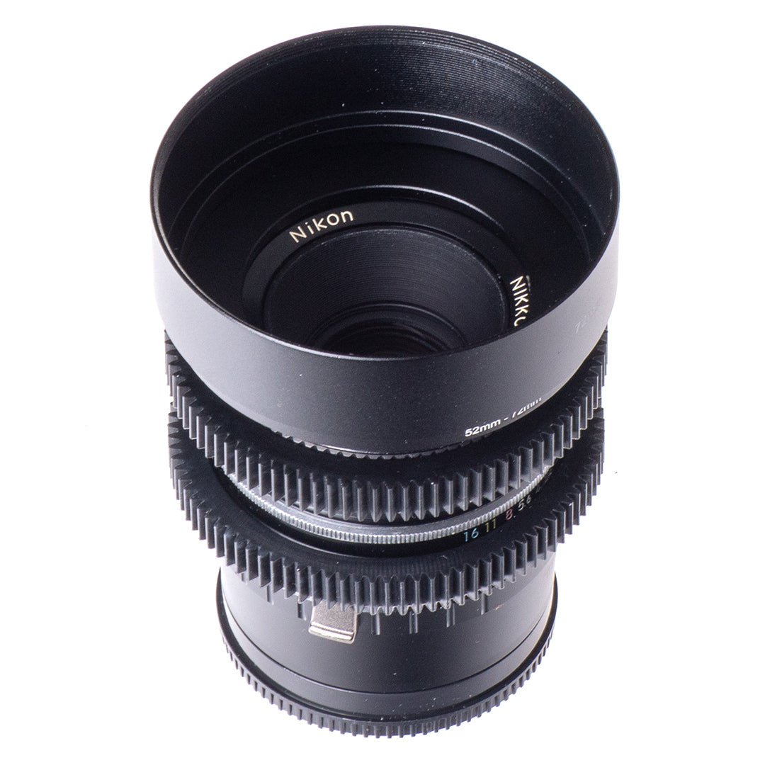 Nikon Nikkor 50mm F2 Cine Mod Prime Portrait Lens | Sony E - mount! - TerPhoto Store