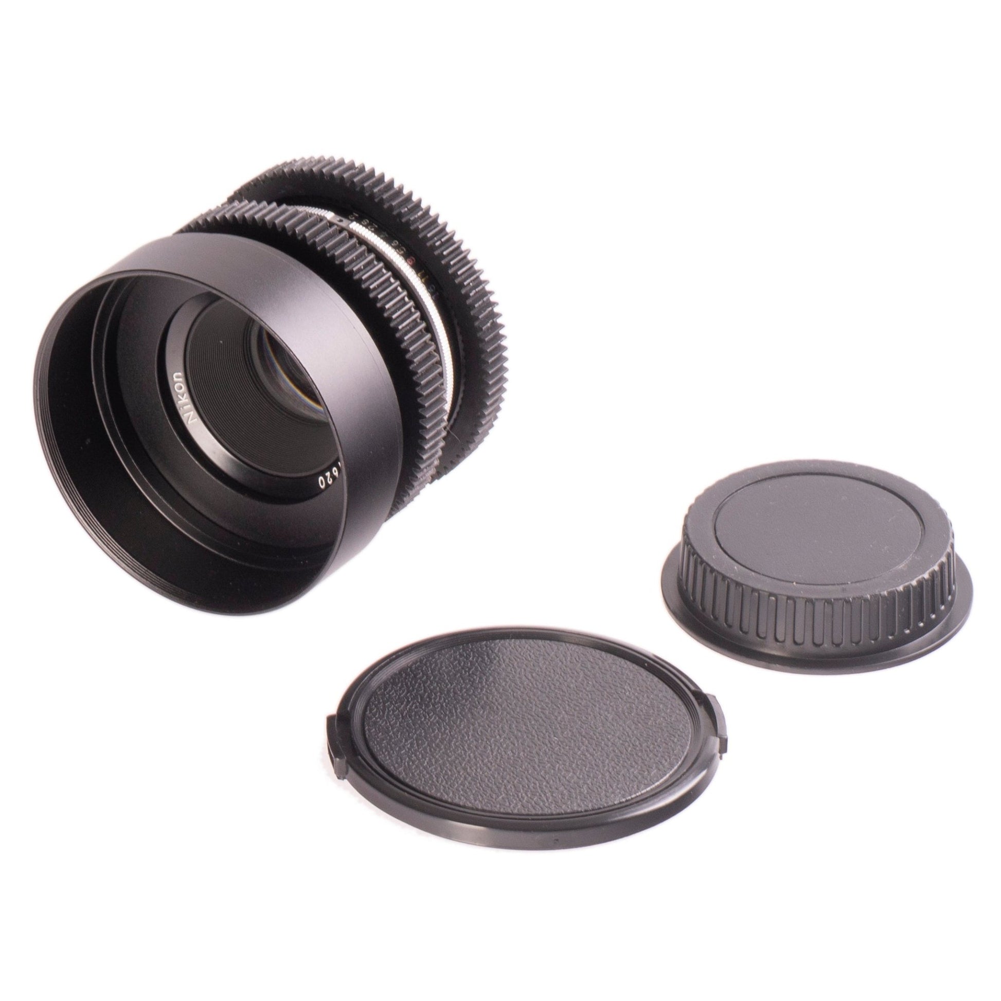 Nikon Nikkor 50mm F2 Prime Cine Mod Lens w/ Anamorphic Bokeh For Canon EF Mount! - TerPhoto Store