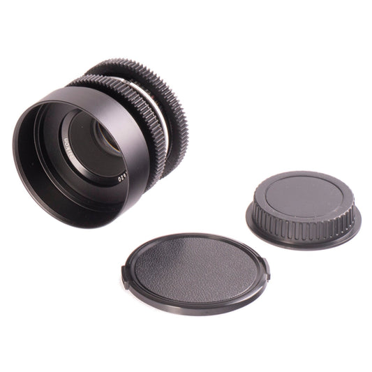 Nikon Nikkor 50mm F2 Prime Cine Mod Lens w/ Anamorphic Bokeh For Canon EF Mount! - TerPhoto Store