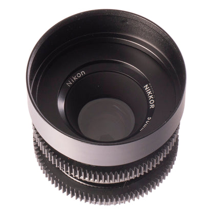 Nikon Nikkor 50mm F2 Prime Cine Mod Lens w/ Anamorphic Bokeh For Canon EF Mount! - TerPhoto Store