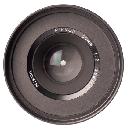 Nikon Nikkor 50mm F2 Prime Cine Mod Lens w/ Anamorphic Bokeh For Canon EF Mount! - TerPhoto Store