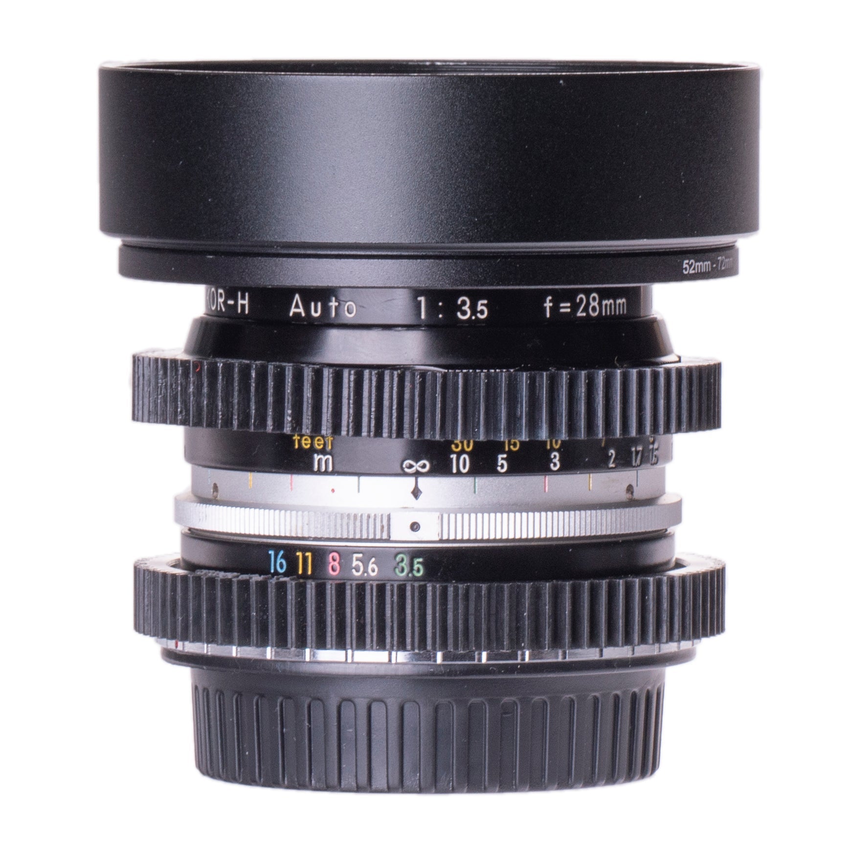 Nikon Nikkor-H Auto 28mm F3.5 Cine Mod Wide Angle Prime Lens | Canon EF mount! - TerPhoto Store