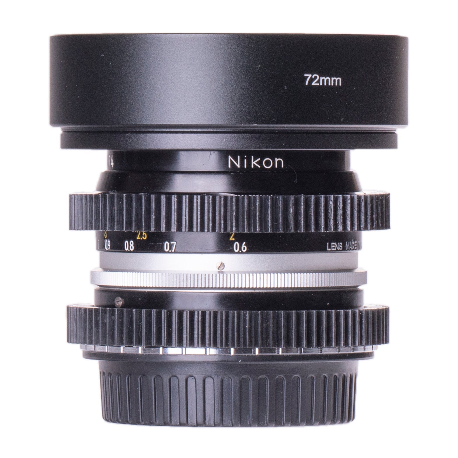 Nikon Nikkor-H Auto 28mm F3.5 Cine Mod Wide Angle Prime Lens | Canon EF mount! - TerPhoto Store