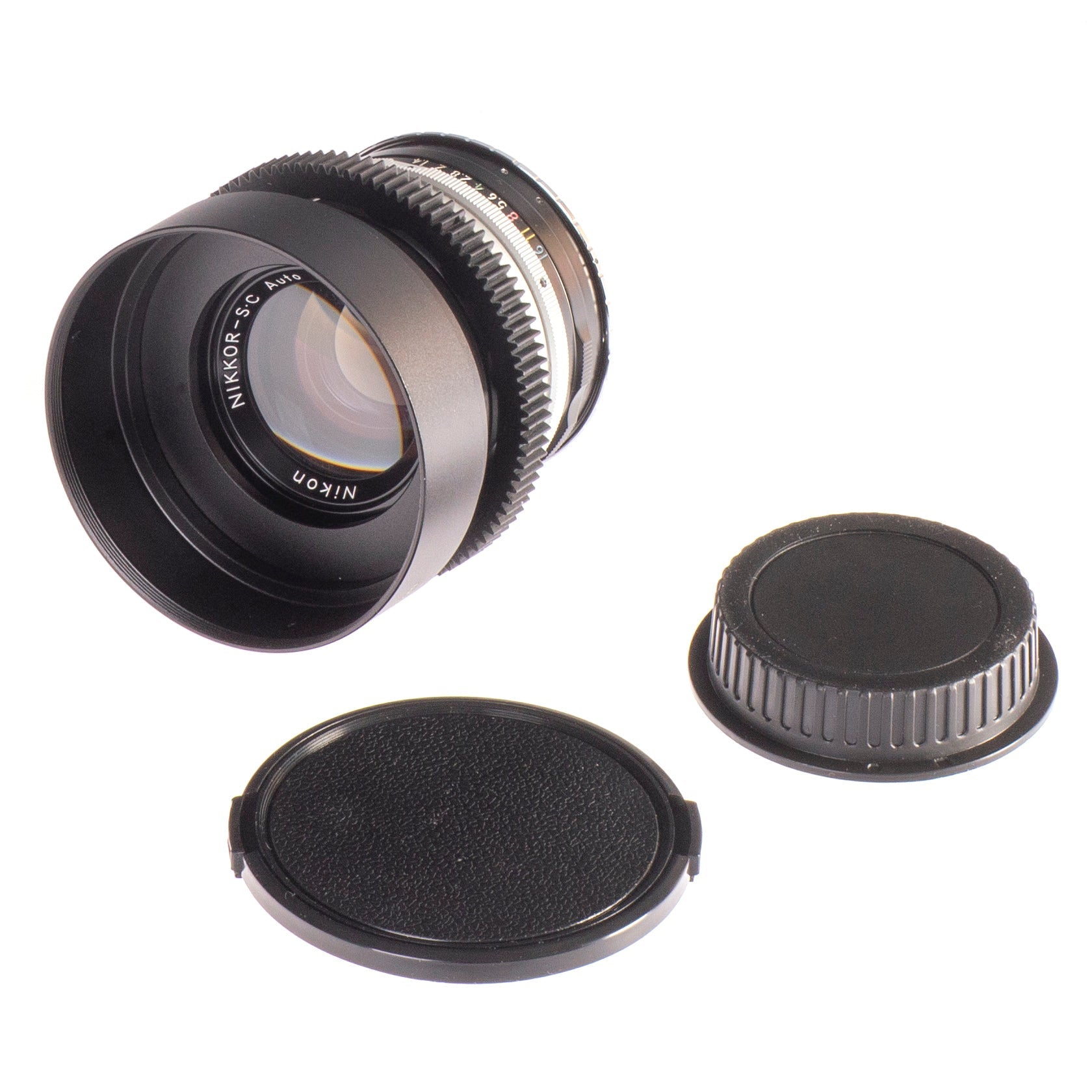 Nikon Nikkor-S.C Auto 50mm F1.4 Cine Mod Lens w/ Anamorphic Bokeh For Canon EF! - TerPhoto Store
