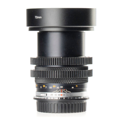 Olympus E.Zuiko Auto-T 135mm F3.5 Cine Mod Prime Telephoto Lens | Canon EF! - TerPhoto Store