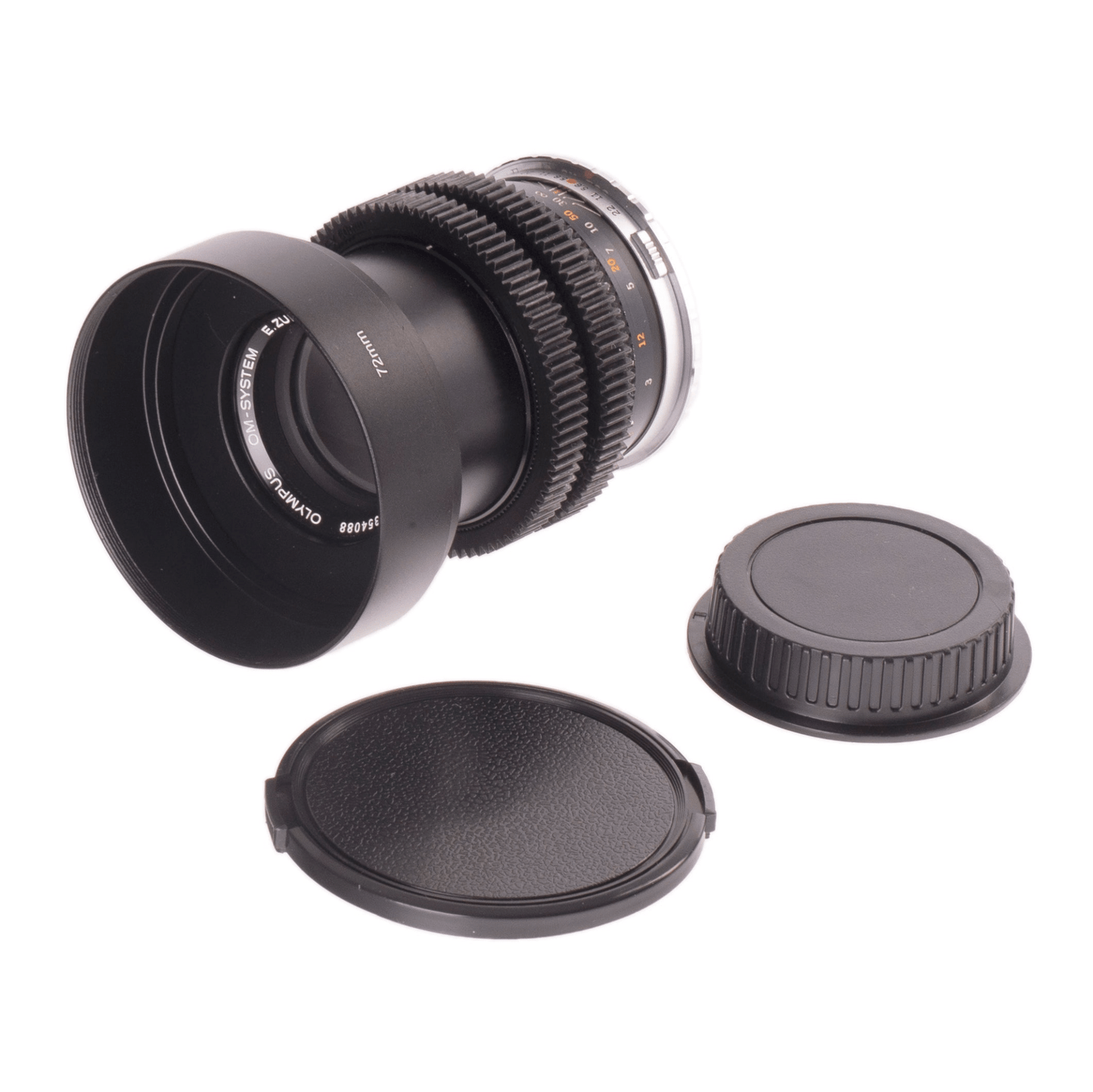 Olympus E.Zuiko Auto-T 135mm F3.5 Cine Mod Prime Telephoto Lens | Canon EF! - TerPhoto Store