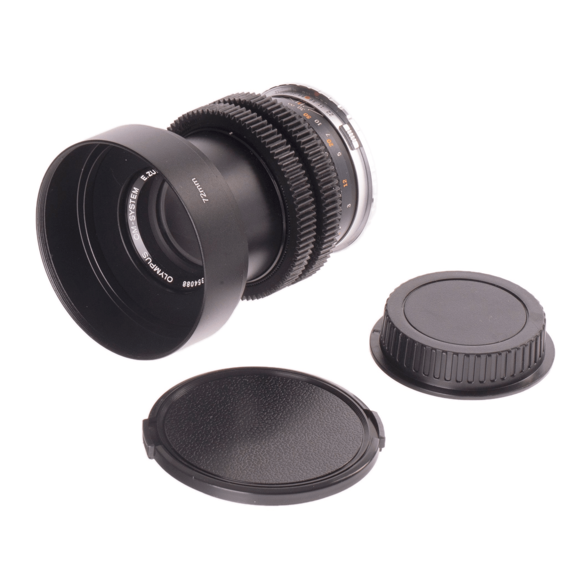 Olympus E.Zuiko Auto-T 135mm F3.5 Cine Mod Prime Telephoto Lens | Canon EF! - TerPhoto Store