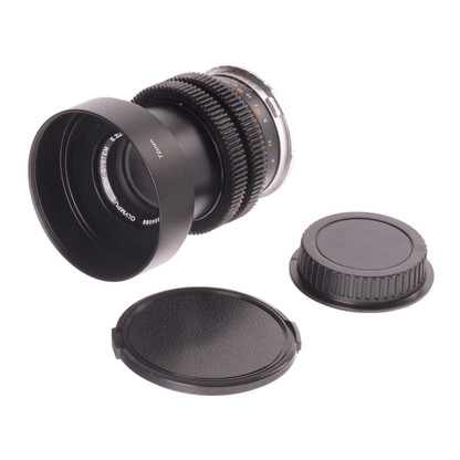 Olympus E.Zuiko Auto-T 135mm F3.5 Cine Mod Prime Telephoto Lens | Canon EF! - TerPhoto Store