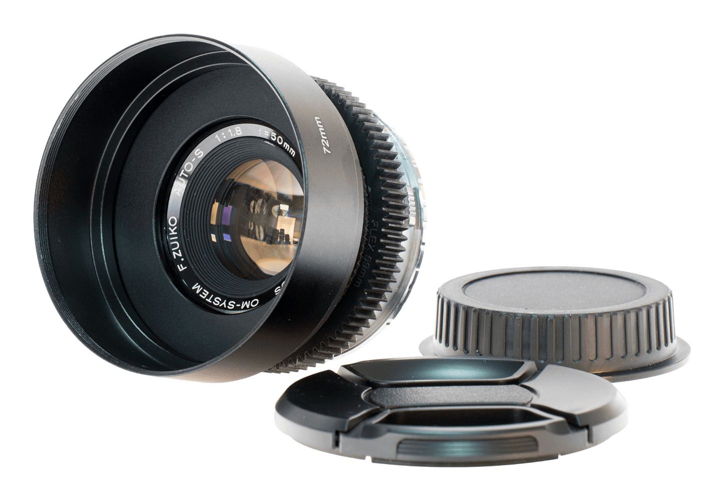 Olympus OM F. Zuiko Auto-S 50mm F1.8 Cine Mod w/ Anamorphic Bokeh | Canon EF! - TerPhoto Store