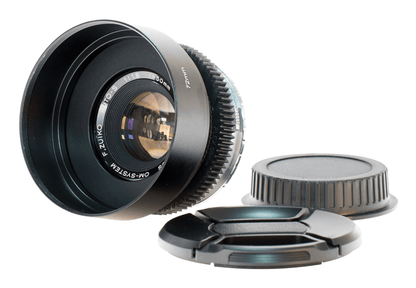 Olympus OM F. Zuiko Auto-S 50mm F1.8 Cine Mod w/ Anamorphic Bokeh | Canon EF! - TerPhoto Store